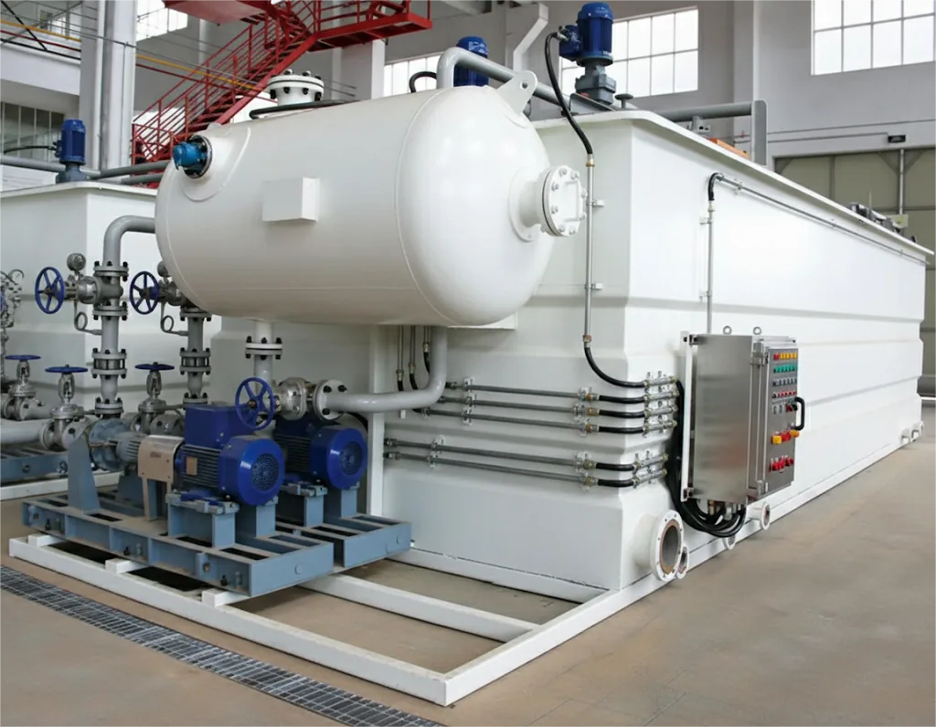 DAF package with pumps, pipework and controls
