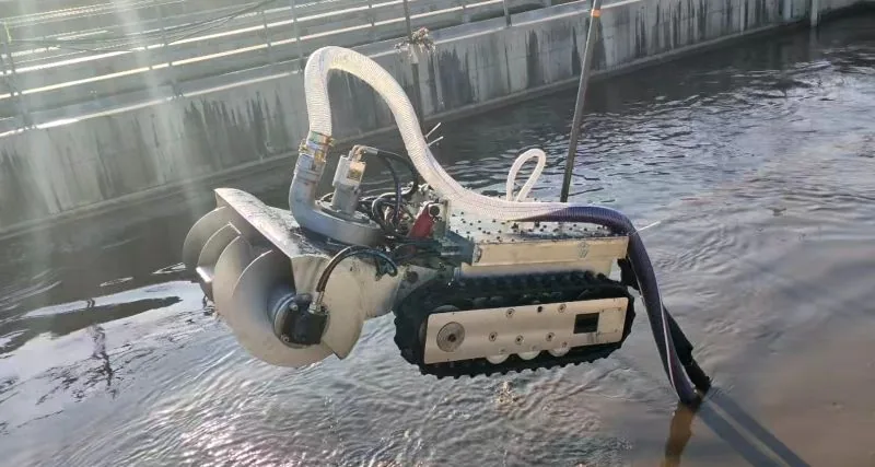 Compact sludge-cleaning equipment featured in the G-LINK post