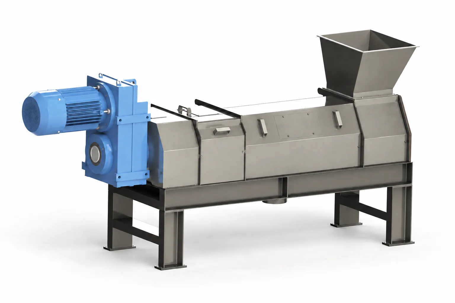 AI-enhanced illustration of a secondary dewatering unit